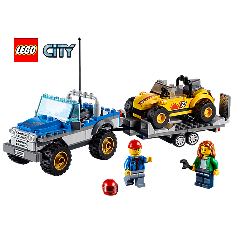 Lego City Coche Remolque Buggy Arena