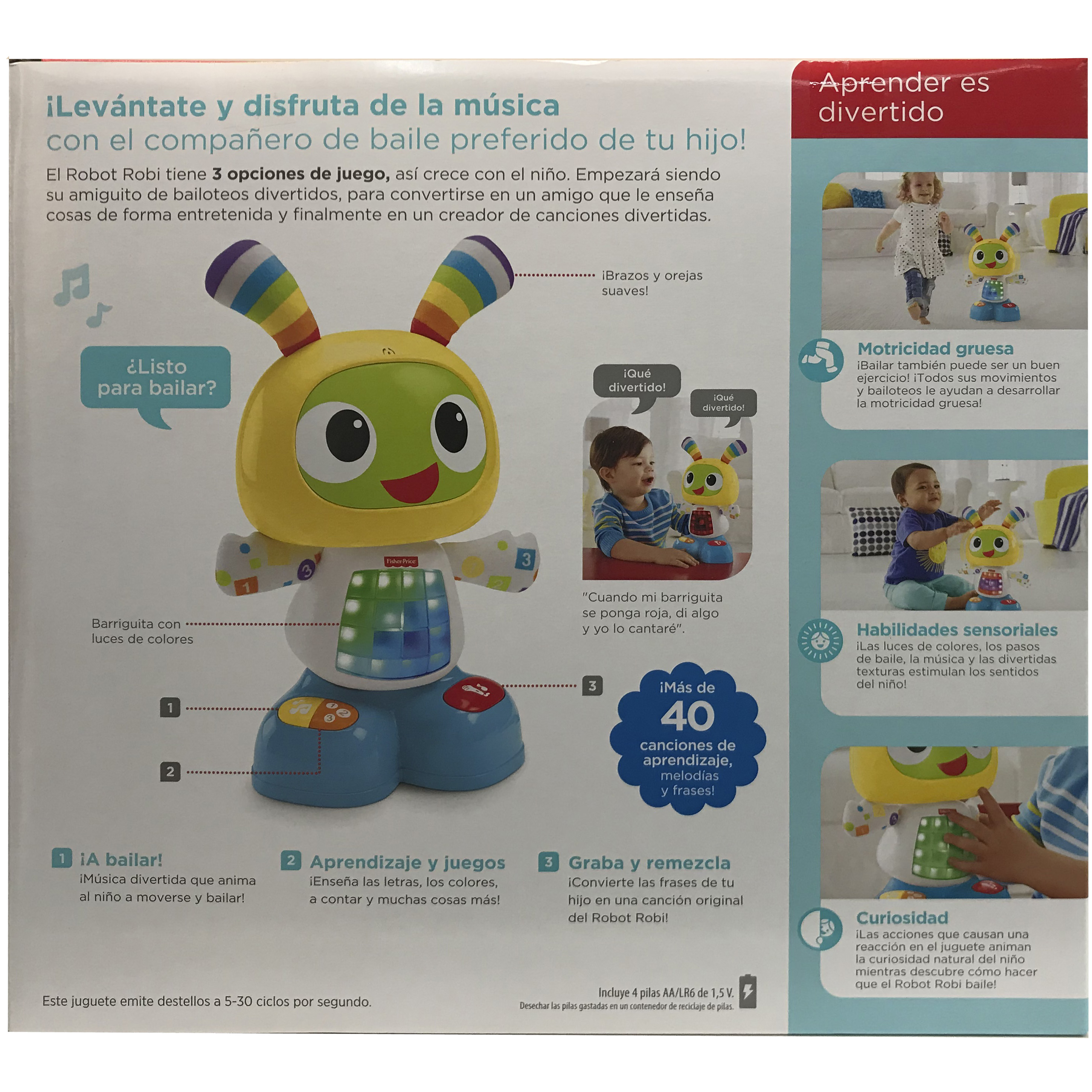 imagen trasera robot robi juguete