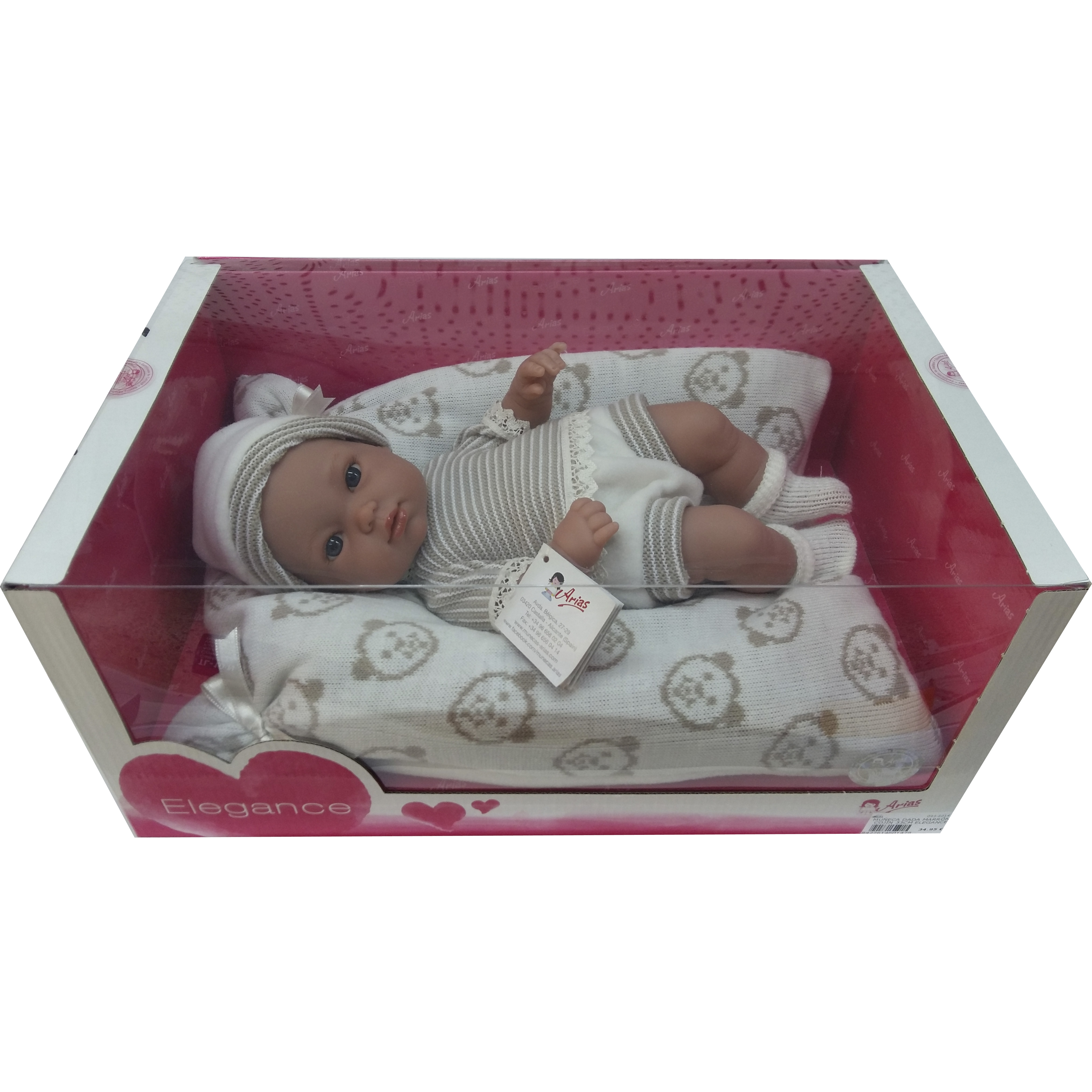 imagen muñeca dada caja cojín arias