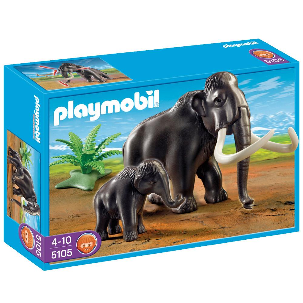perspectiva playmobil 5105 mamut y bebé