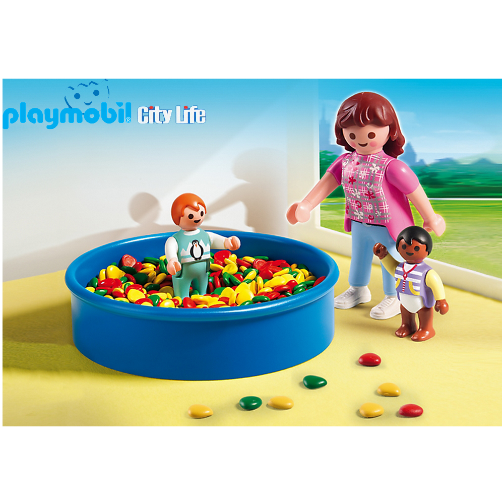 Playmobil Piscina Bolas 5572 Madre Niños