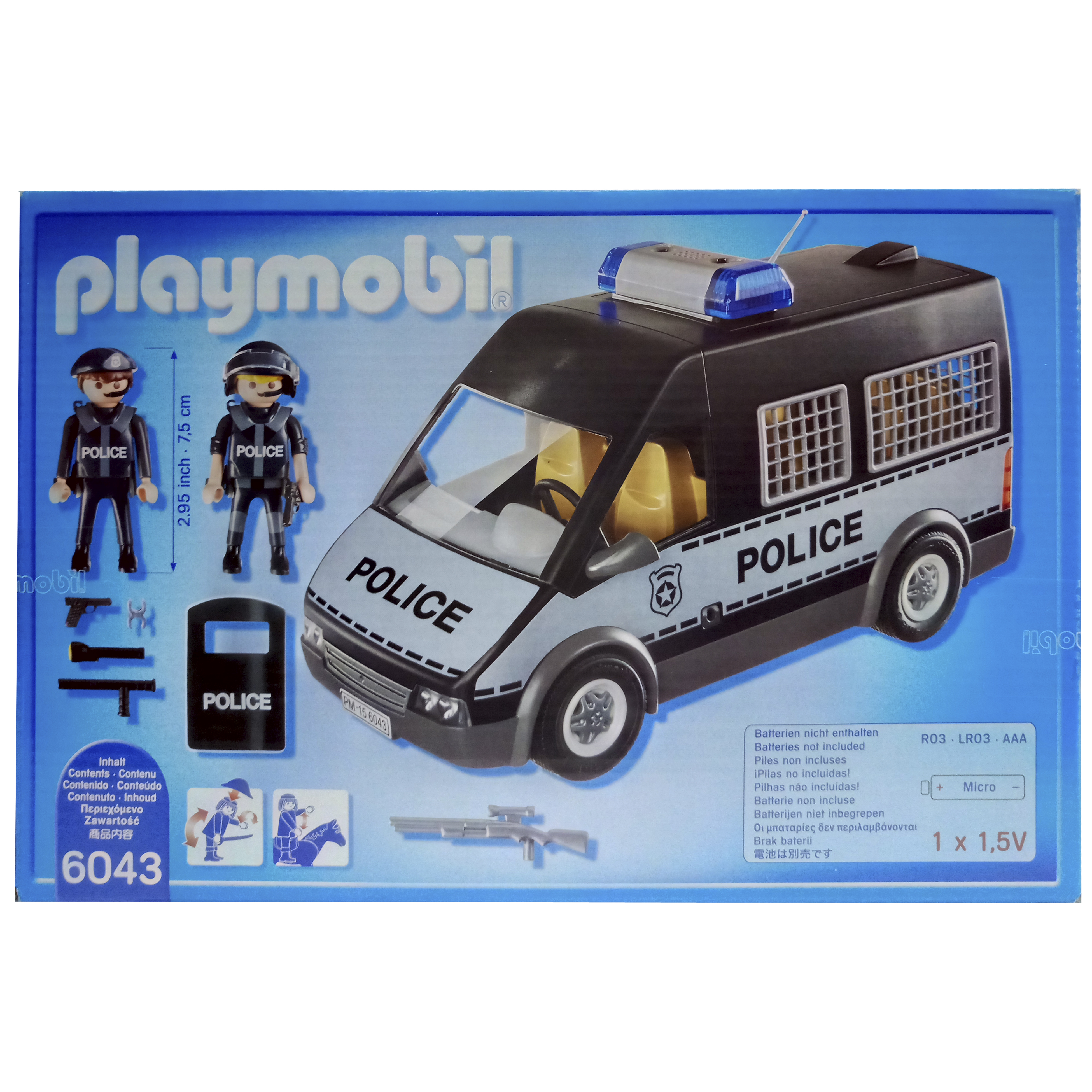 imagen playmobil 6043 furgón policial