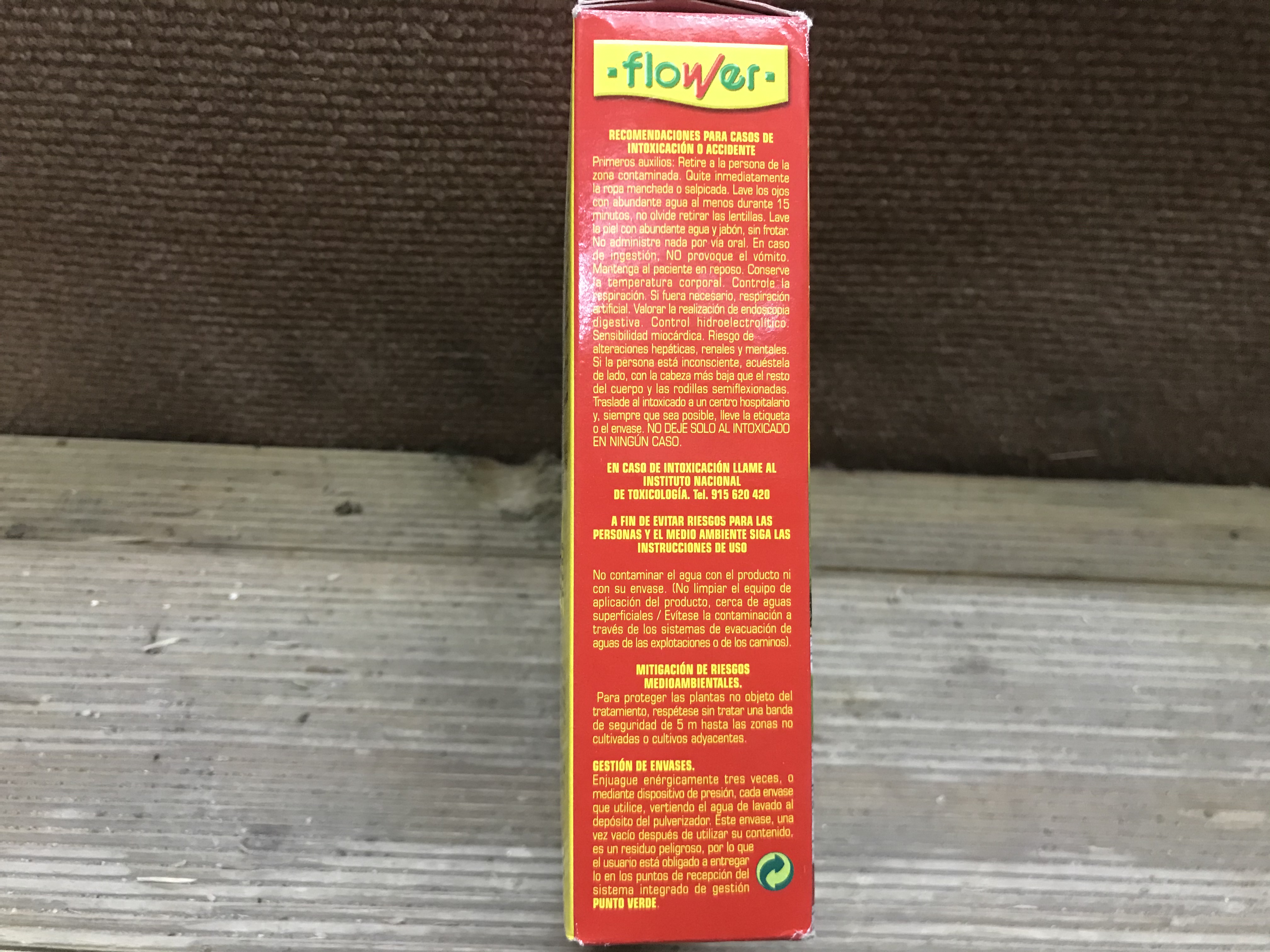 herbicida total flower caja 50ml