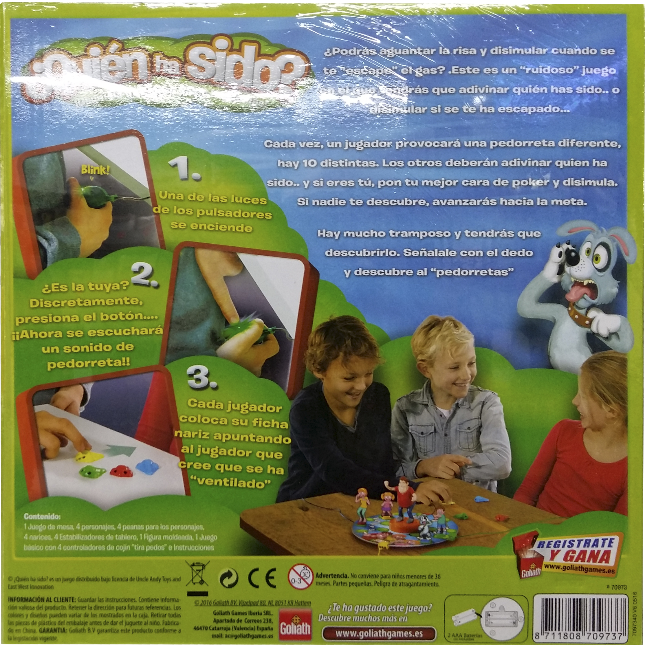imagen trasera juego quién ha sido