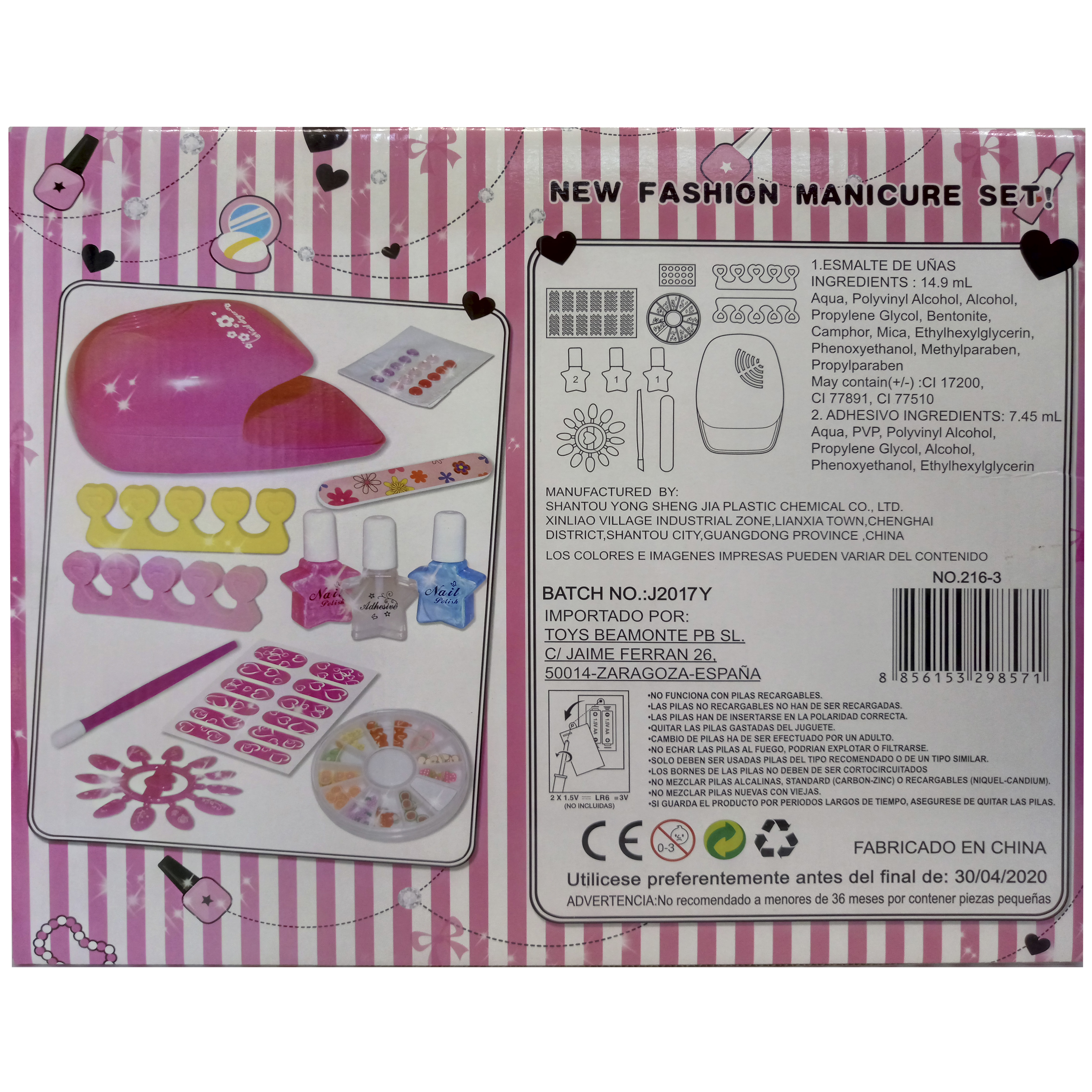 imagen set manicura u&ntilde;as con secador