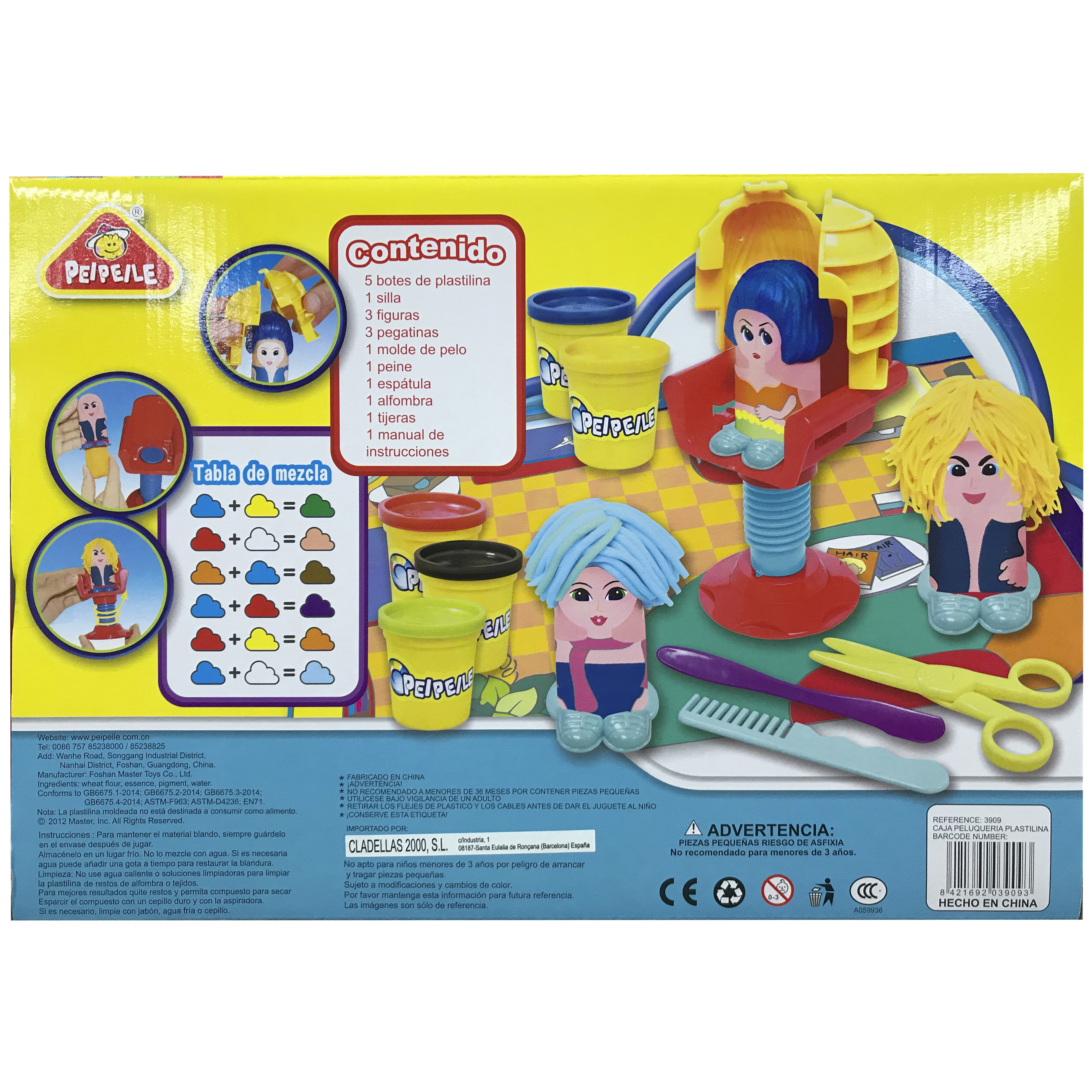 imagen plastilina peluquería peipeile