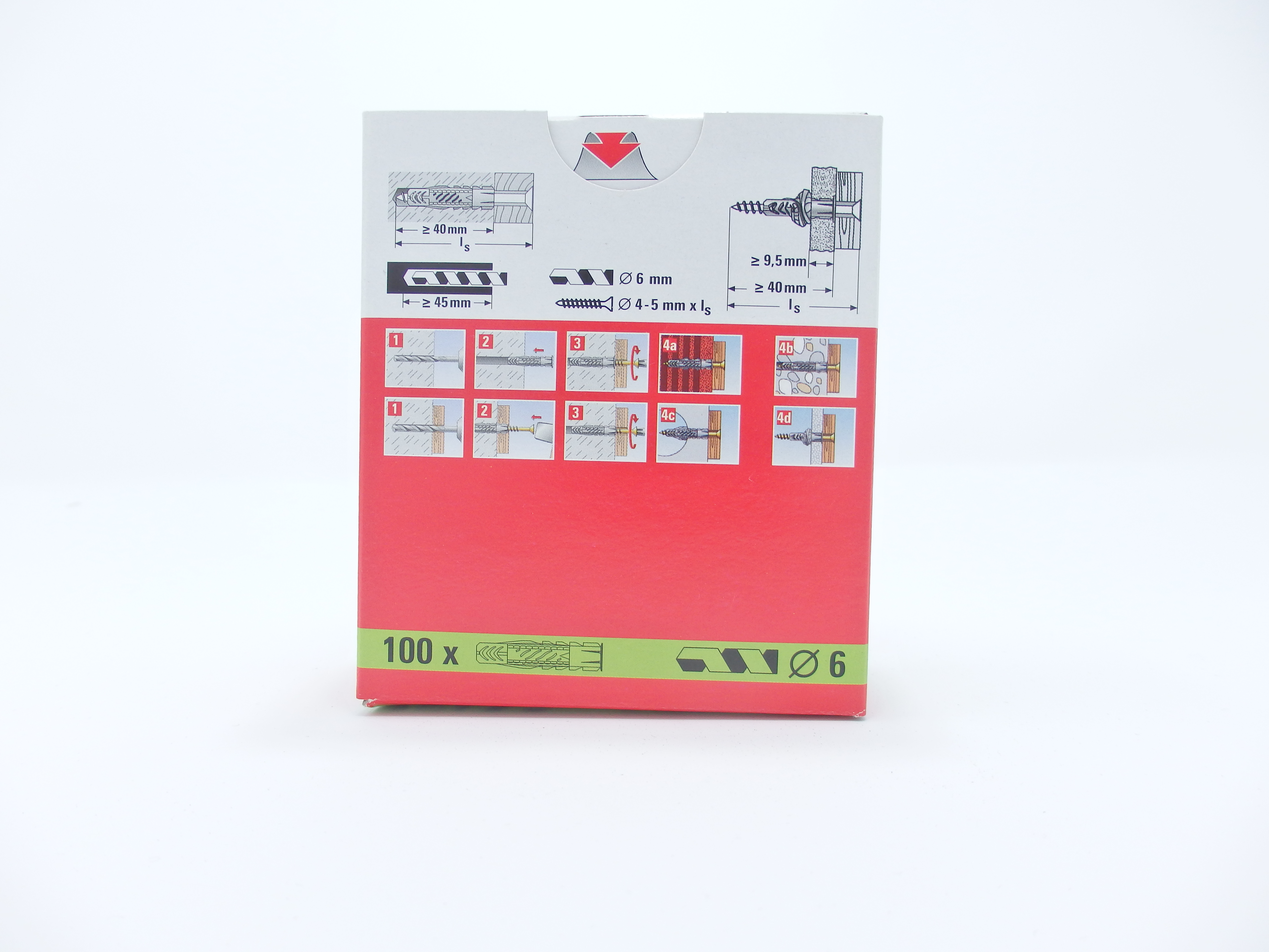 caja de tacos para pladur ux 6x35