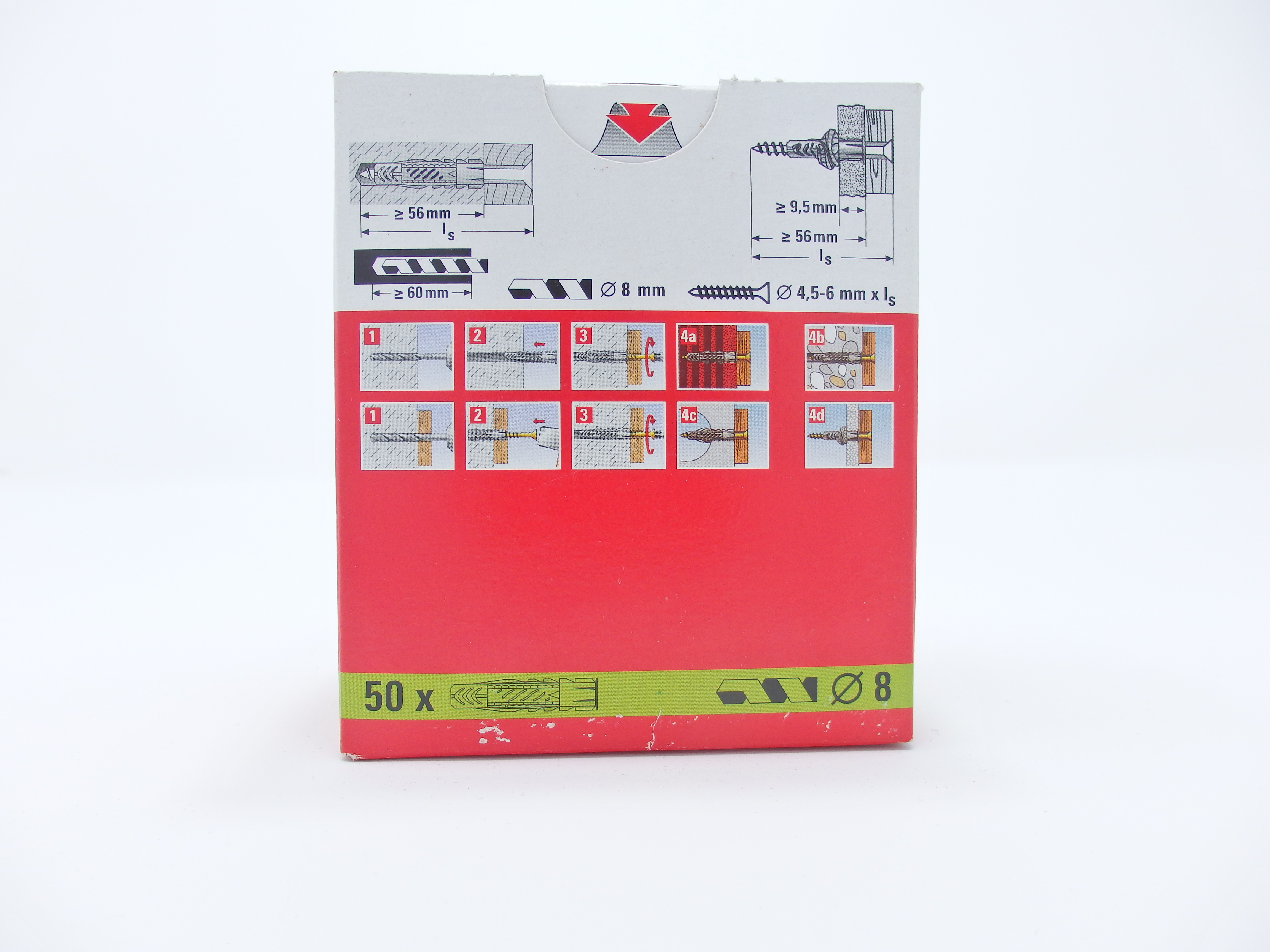 fischer uxr 8x50 caja 50 tacos pladur