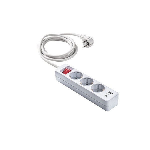 Base enchufe m&uacute;ltiple 2 USB FAMATEL