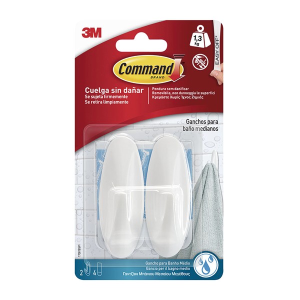 Colgador adhesivo serie Command.