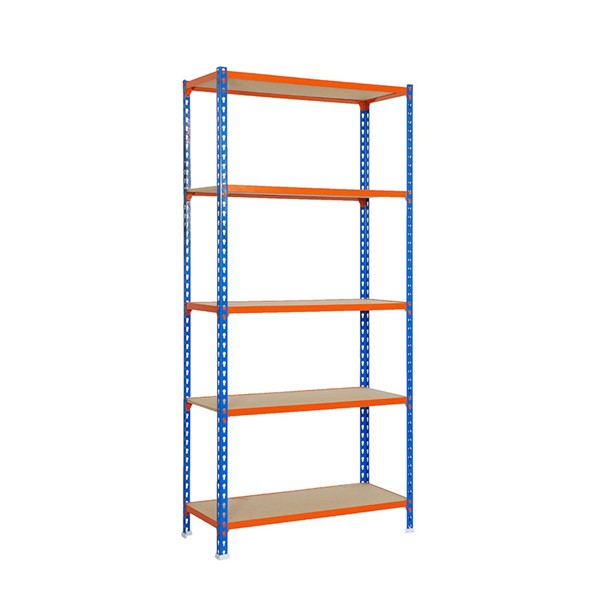 ESTANTERIA MADERCLICK 5/500 AZUL/NARANJA