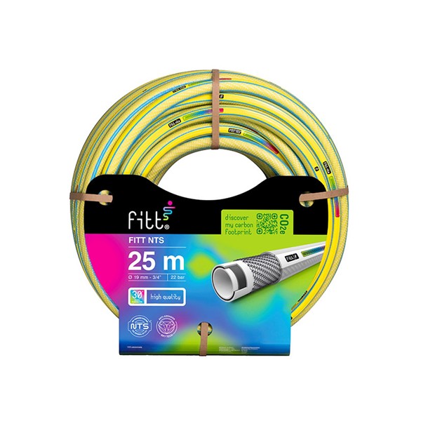 1M MANGUERA 19mm NTS WHITE PLUS PRECIO POR 1 METRO (ROLLO DE 50m) NO TORSI&Oacute;N