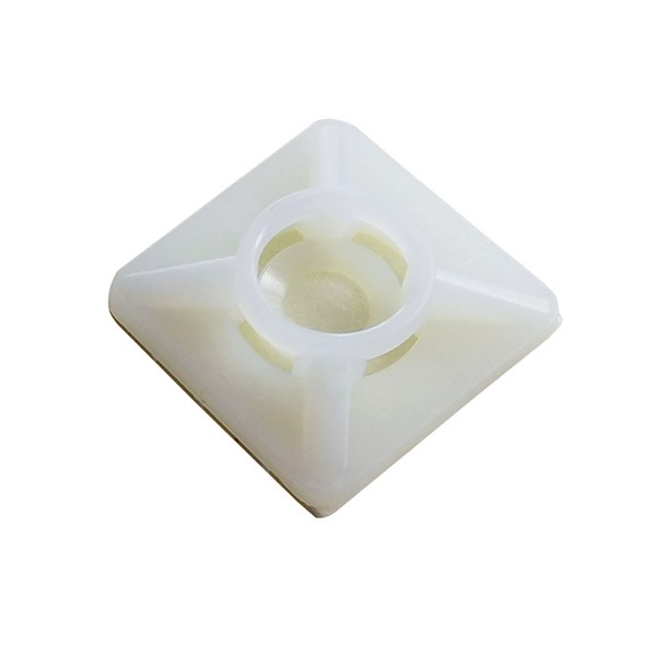 BASE BLANCA ADHESIVA BRIDA 28x28. 100 UD