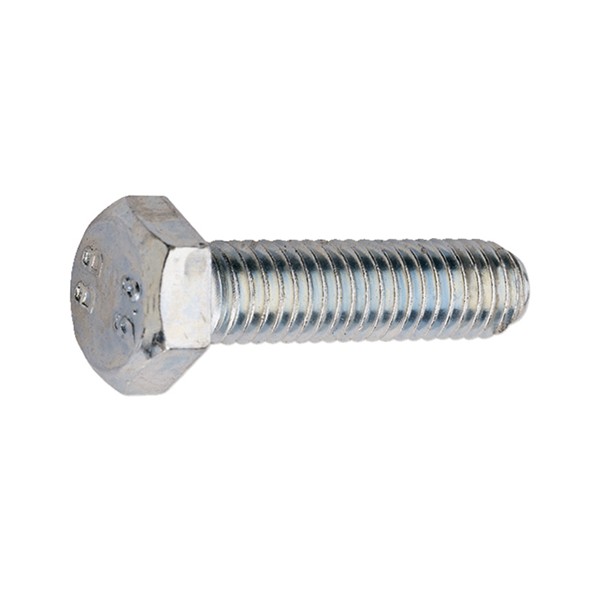 TORNILLO DIN933 ZN 10X90 8.8 CINCADO TORNILLO CABEZA HEXAGONAL ROSCA ENTERA