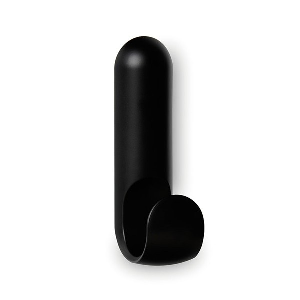 COLGADOR ADHESIVO ATLAS NEGRO