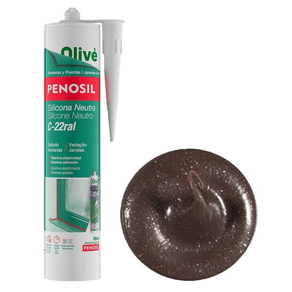 SILICONA NEUTRA C-22MARRÓN MOTEADO 300ML