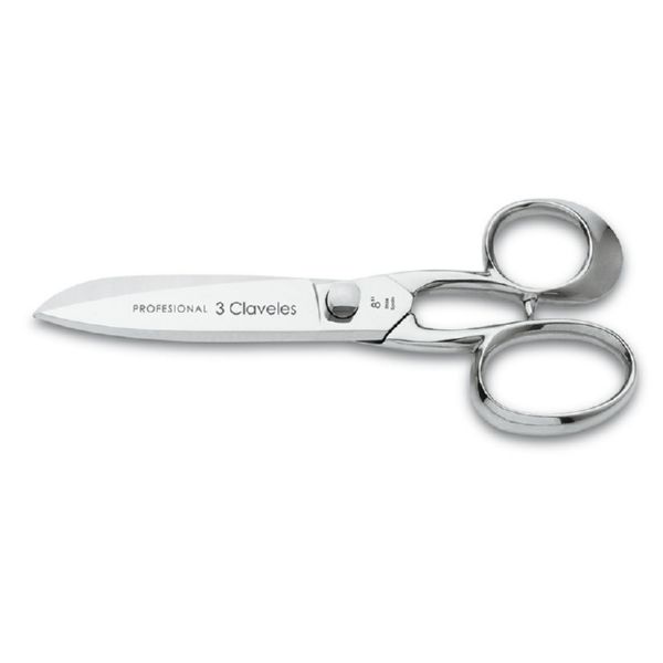 3 CLAVELES TIJERA PROFESIONAL DE 8´ ESPECIAL COCINA