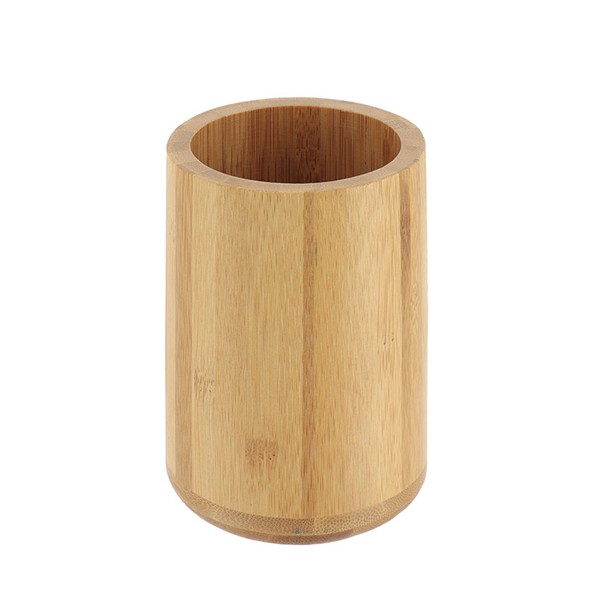 SERIE BA&Ntilde;O BAMBU. VASO REDONDO