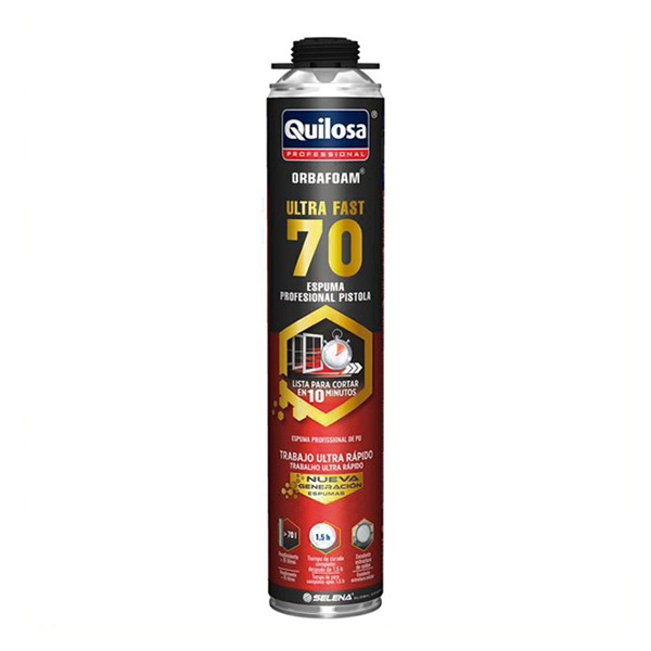 Espuma Orbafoam Ultrafast. Pistola. 870 ml.