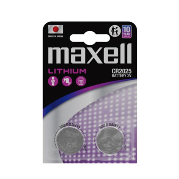 P.BOTON MAXELL CR-2025 BL 2UN
