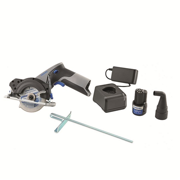 Sierra circular compacta DREMEL blueprint  12v con accesorios