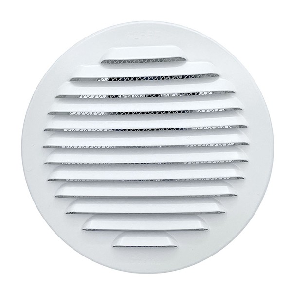 REJILLA EMPOTRAR A TUBO 10CM BLANCA