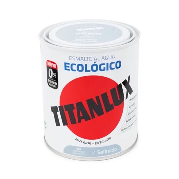 TITANLUX BASE AGUA GRIS PERLA 750ML SATINADO