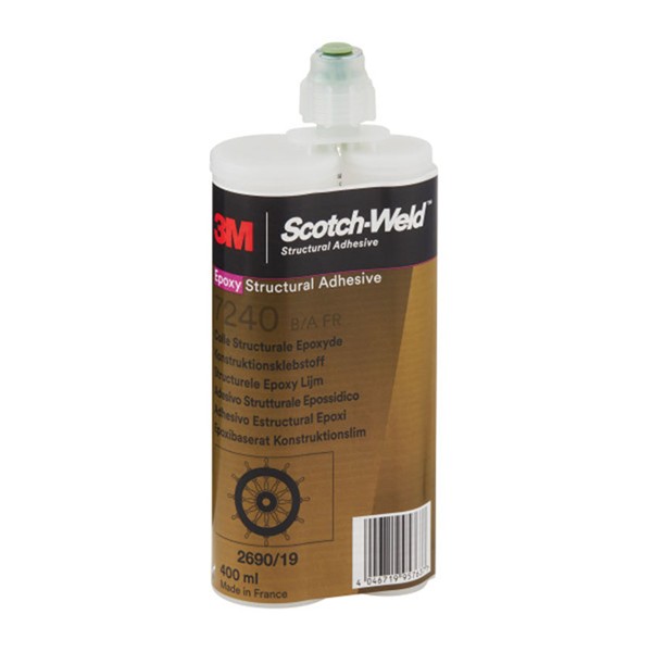 ADHESIVO EPOXI NEGRO7240FR. 400 ML
