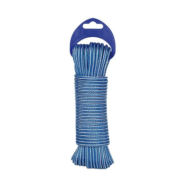 CUERDA POLIP. 4MM ALMA TEXT./15M AZ/BL