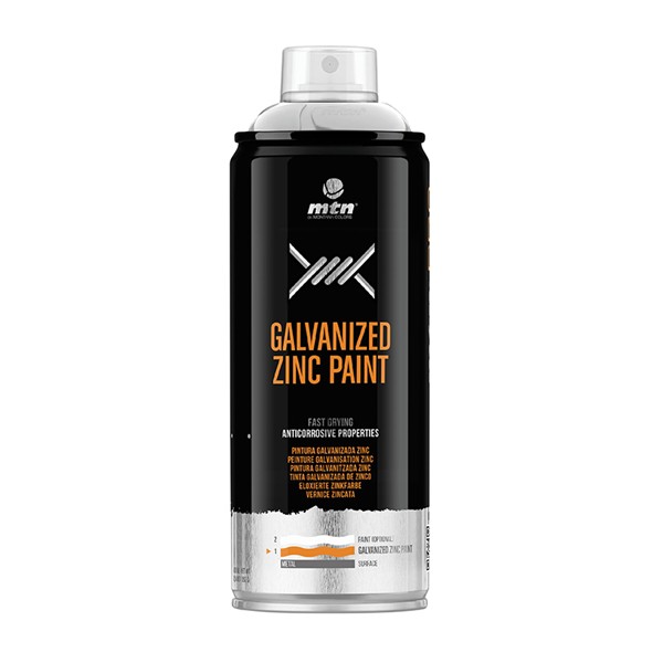 SPRAY PINTURA PLATA GALV. ZINC BR 400 ML
