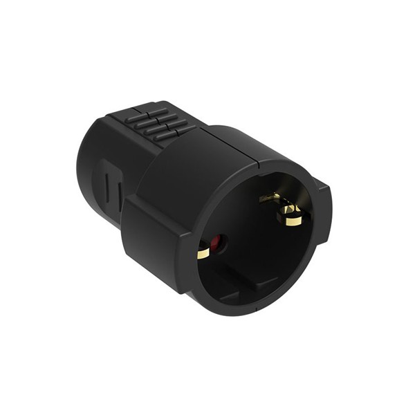 BASE MOVIL TT 10A - 250V NEGRO DUOLEC
