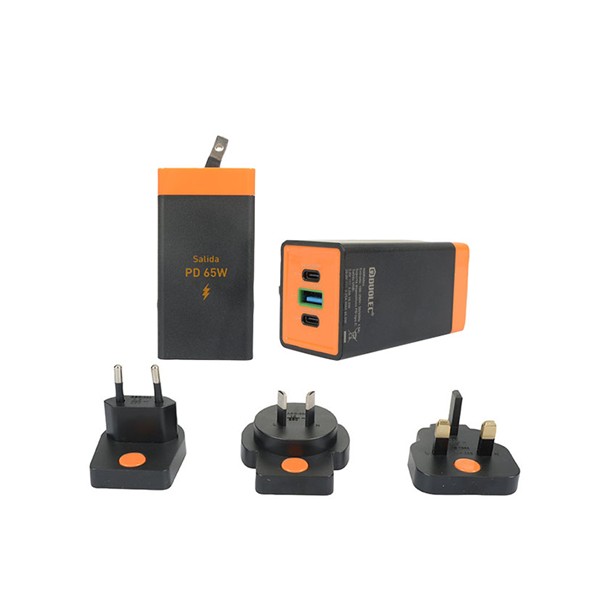 CARGADOR ADAPTADOR DE VIAJE DUOLEC
