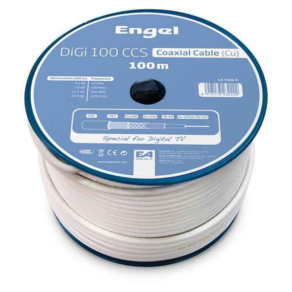 CABLE COAX.BOBINA 100M.PROF.DIGI-100CCS