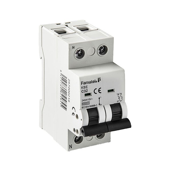 MAGNETOT&Eacute;RMICO 1P+N 20 AMPERIOS