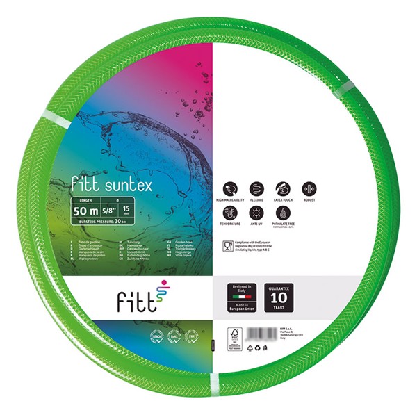 Manguera tacto latex Oe 15 mm x 50 m.