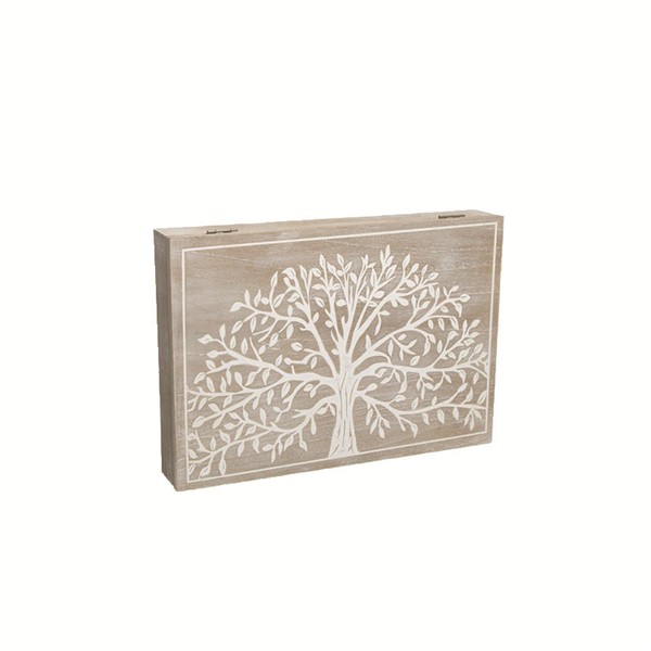 TAPA CONTADOR MADERA ARBOL DE LA VIDA
