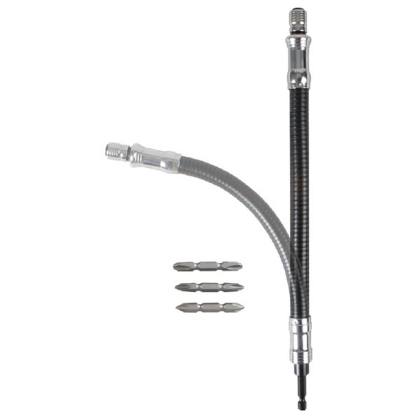 ADAPTADOR PUNTAS+EJE FLEXIBLE 30CM.