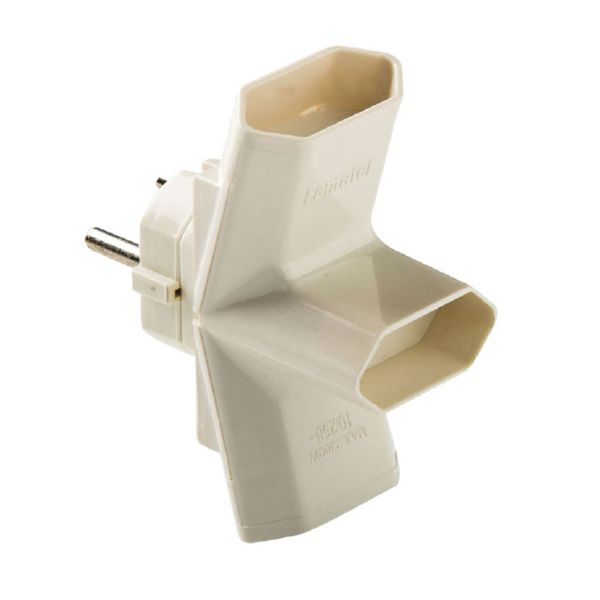ADAPTADOR TRIPE 10A- 250V DUOLEC