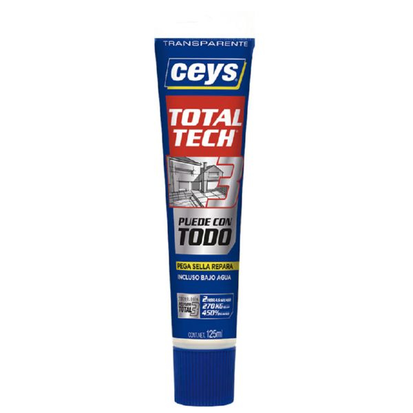 Adhesivo MS Tech 125 ml. Transparente.
