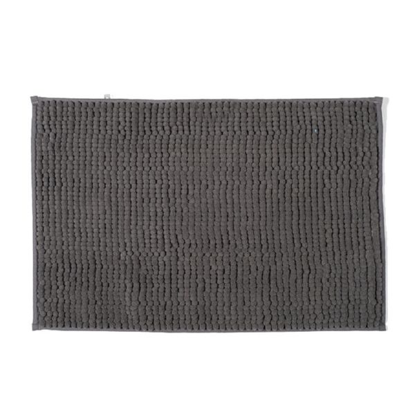 ALFOMBRA BA&Ntilde;O CHENILLA MICROF.40X60 GRIS