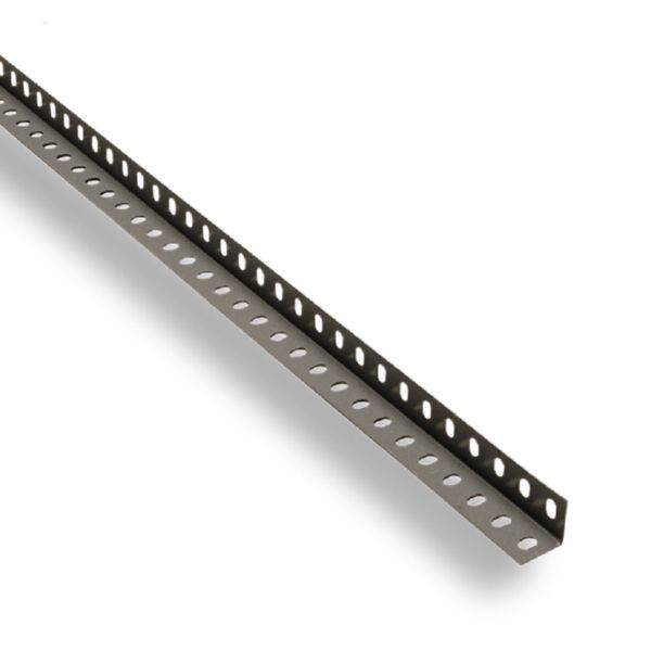 ANGULAR MET RANURADO 40MMX3MT GRIS