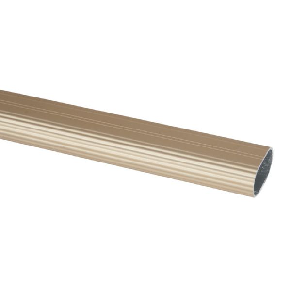 BARRA ARMARIO OVAL ALUM. 30x15 2M.