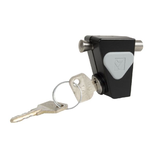 BLOQUEADOR VENTANA C/LLAVE. NEGRO.