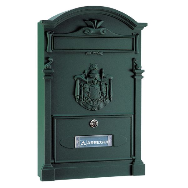 BUZ&Oacute;N ALUMINIO RESID. 26x9xh42 CM. VERDE