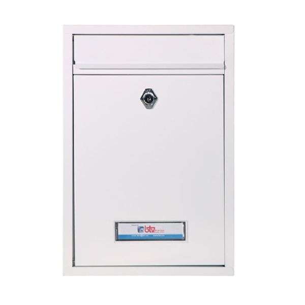 BUZON EXTERIOR MET. BERMEO. BLANCO.