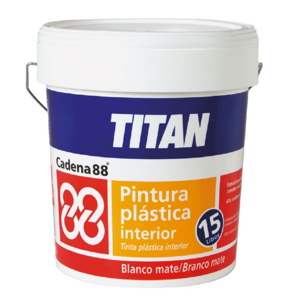 C88 TITAN PINTURA MATE INTERIOR 4L PL&Aacute;STICA