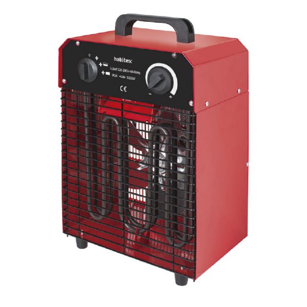 Calefactor met&aacute;lico para taller. Mod. E179. 3300 W.