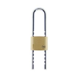 CANDADO DE LAT&Oacute;N 50MM CON ARCO AJUSTABLE YALE MECANISMO CIERRE DOBLE