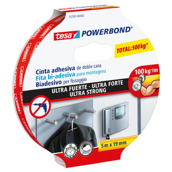 CINTA ADHES.DOBLE CARA 5MX19 MM.P.B