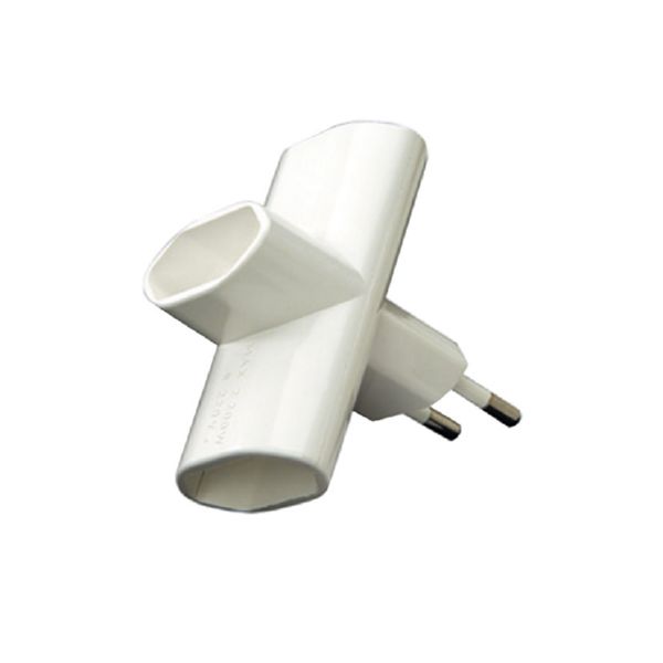CLAVIJA ENCHUFE TRIPLE ESPIGA 4 MM